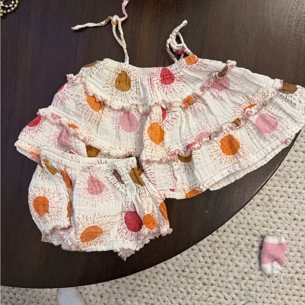 Pink Chicken - Baby Garden 2-Piece Set - Sunrise (18-24mo)